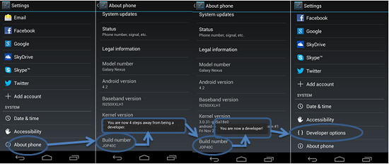 setting usb debugging oppo (ZE550KL/ZE500KG/Z00RD Zenfone Root 2 Laser Cara Asus